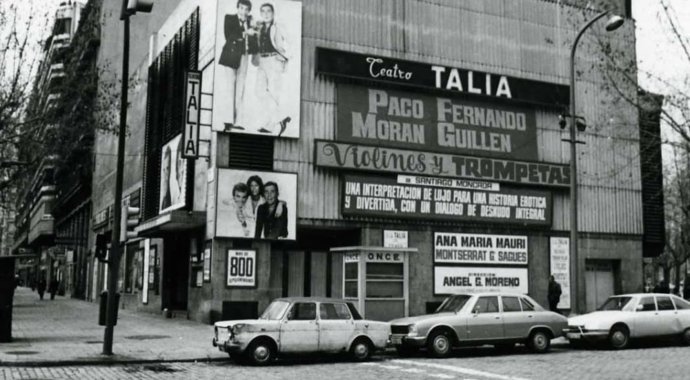 Antiguo Teatro Talia, en la avenida Paral·lel