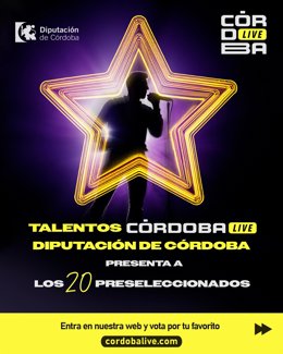 'Talentos Córdoba Live Diputación De Córdoba' Da A Conocer Las 20 Candidaturas Que Siguen En El Concurso
