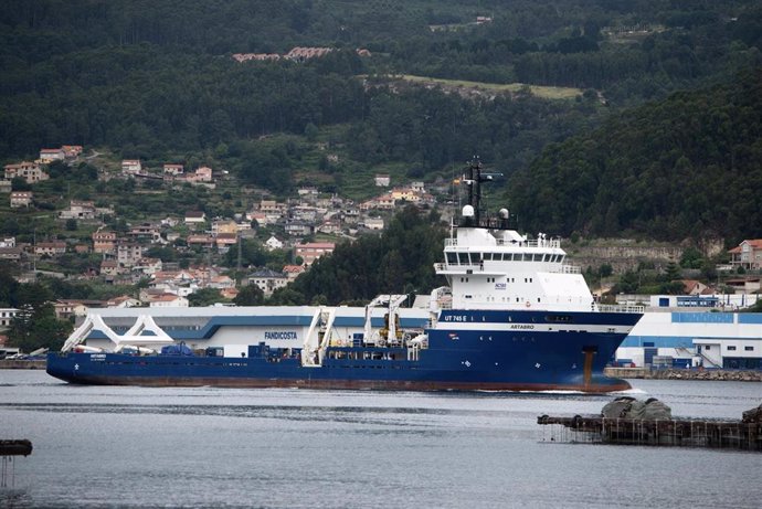 Archivo - El buque Ártabro llega al Puerto de Vigo, a 12 de junio de 2023, en Vigo, Pontevedra, Galicia (España). 