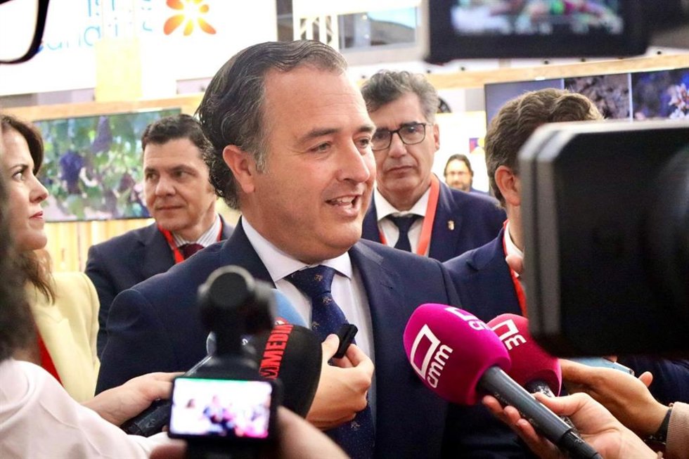 El presidente de Vox en las Cortes de Castilla-La Mancha, David Moreno.