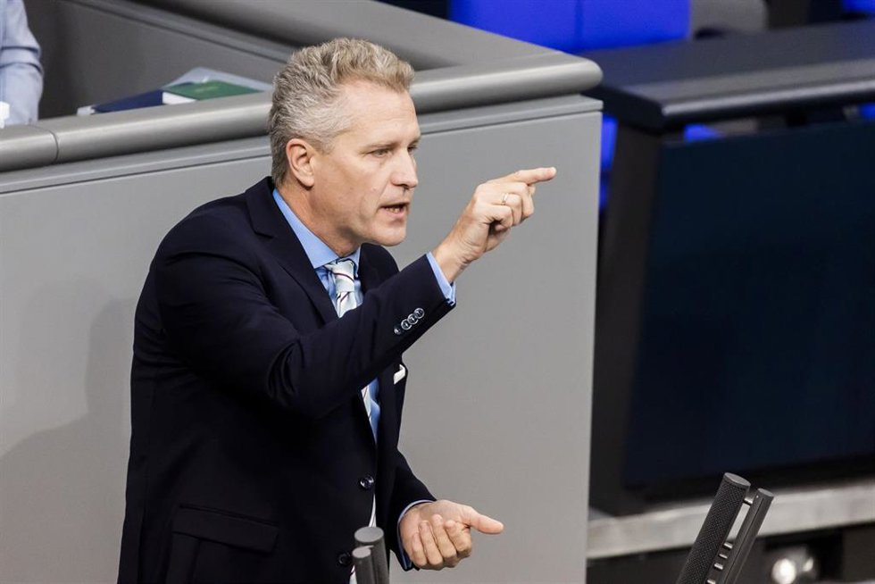 Archivo - El eurodiputado del ultraderechista alemán AfD, Petr Bystron, en una imagen de archivo en el Parlamento alemán.