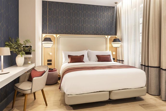 Habitación doble del Hotel Catalonia Puerta del Mar.