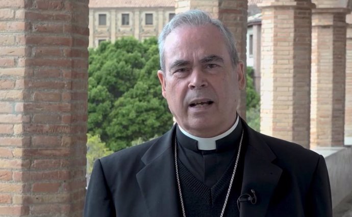Archivo - El obispo de Málaga, monseñor Jesús Catalá