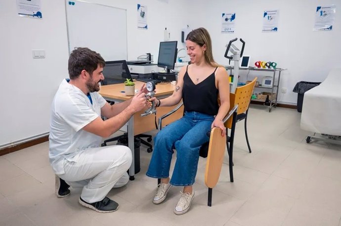Participante realizando una de las pruebas de Cohorte IMPaCT.