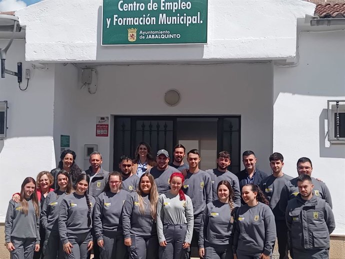 Inauguración del proyecto de Empleo y Formación en Jabalquinto.