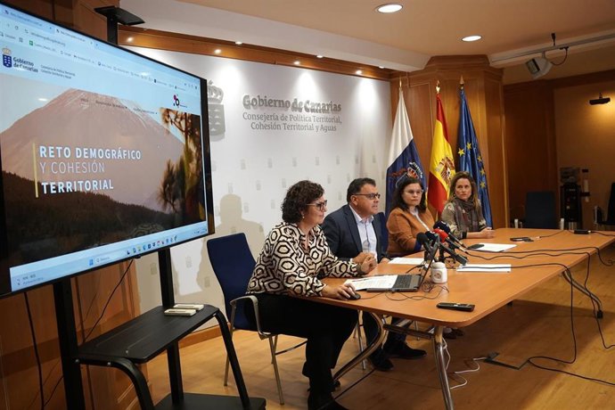 Rueda de prensa de presentación de la oficina virtual de apoyo a municipios de menos de 10.000 habitantes