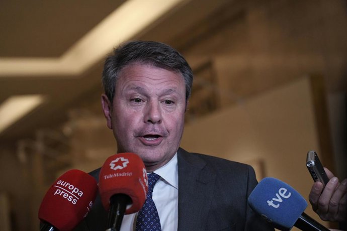 Archivo - Arxiu - El Secretari d'Estat de Transports i Mobilitat Sostenible, José Antonio Santano, en una imatge d'arxiu