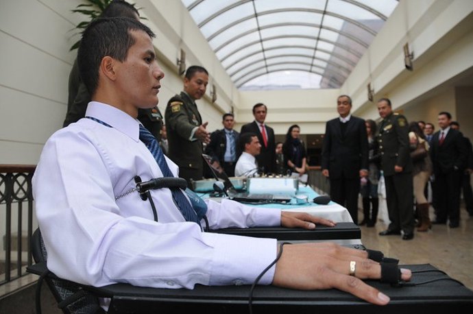 Archivo - Prueba con polígrafo, en imagen de archivo