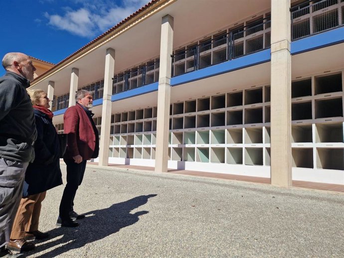 El cementerio municipal de Teruel se amplía con 273 nuevos nichos y 112 columbarios.