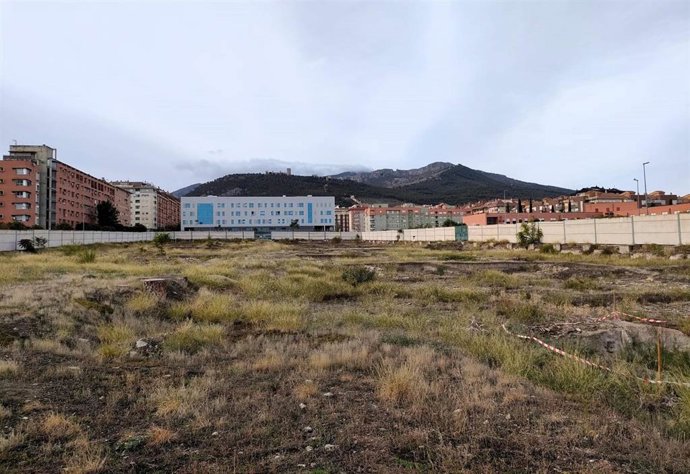 Archivo - Solar donde se prevé la construcción de la Ciudad de la Justicia de Jaén.