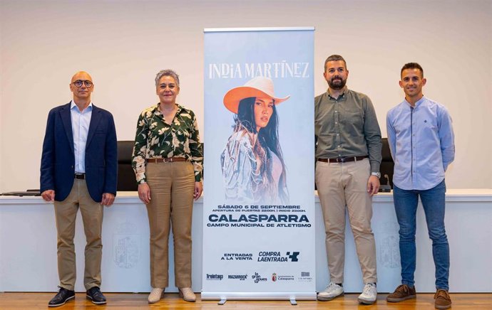 India Martínez ofrecerá en Calasparra su único concierto en la Región en su nueva gira