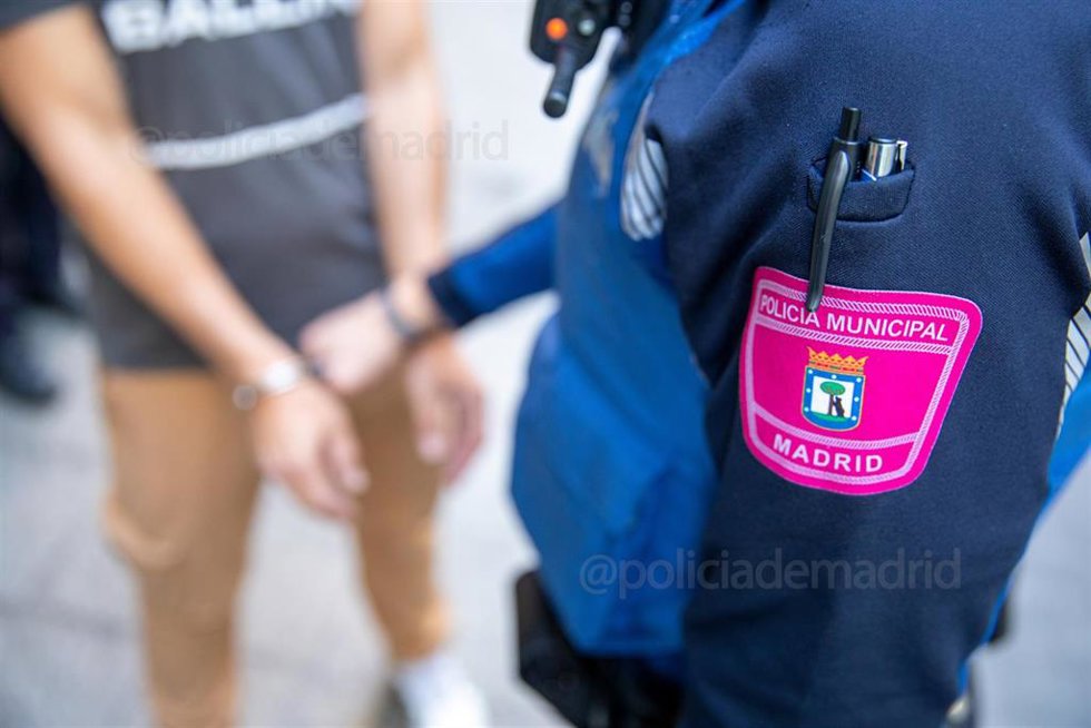 Archivo - Recurso de detenciones. Policía Municipal de Madrid.