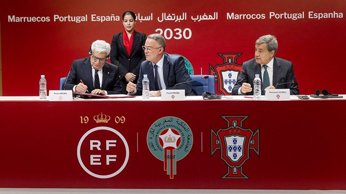 Archivo - España, Portugal y Marruecos se reúnen en Rabat para avanzar detalles del Mundial 2030
