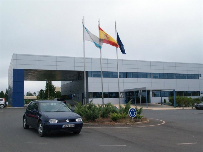 Archivo - Vista exterior del eficio de la Televisión de Galicia.