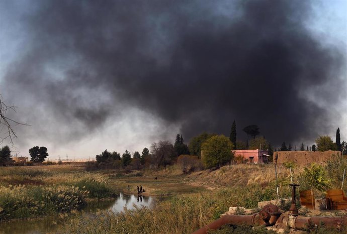 Archivo - Imagen de un paisaje en Siria, en plena guerra, en 2019.