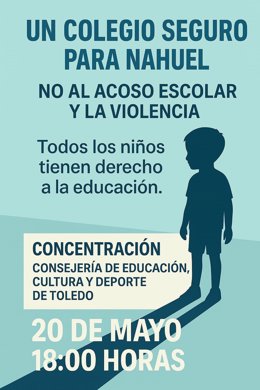 Concentración 'Un colegio seguro para Nahuel'