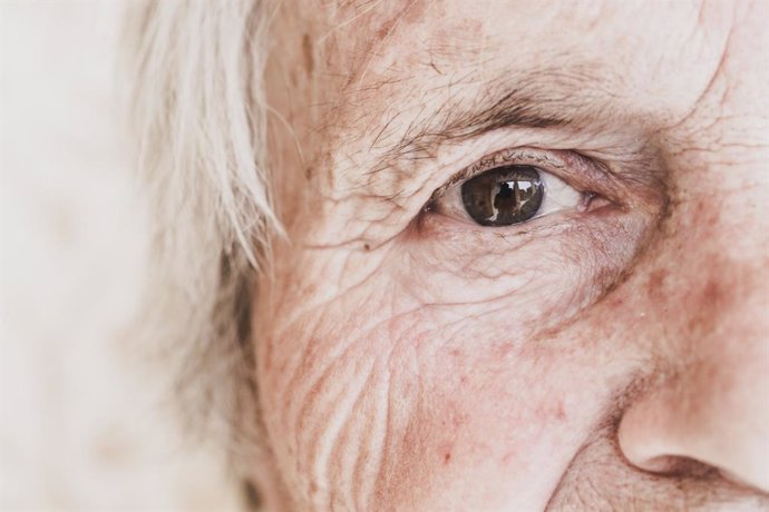 Archivo - Ojo de mujer, anciana, alzheimer