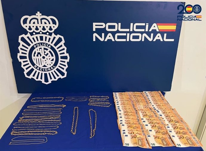 Material incautado durante el operativo.