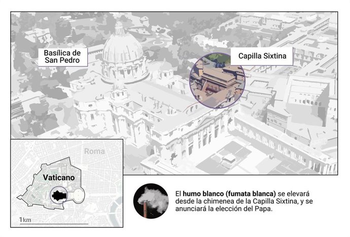 Infografías para entender el cónclave: cuántos cardenales hay, quién vota y cómo se elige al nuevo Papa