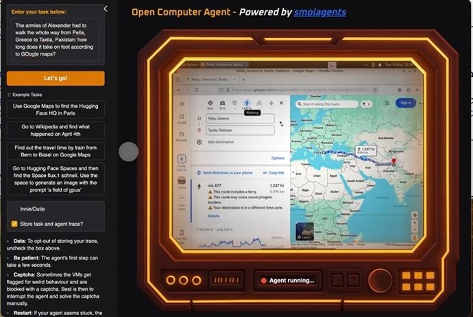 Interfaz de Open Computer Agent