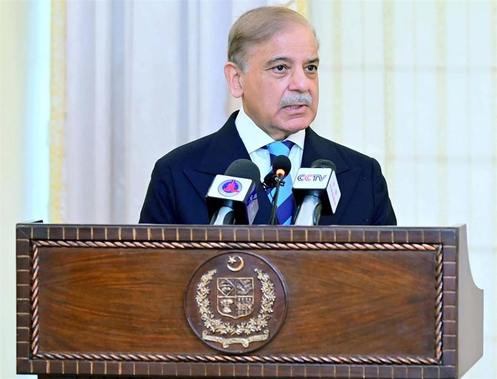 Archivo - El primer ministro paquistaní, Shehbaz Sharif 