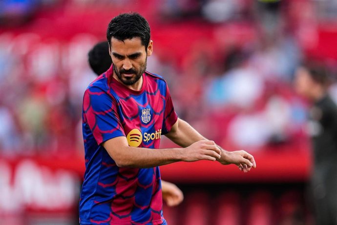Archivo - Ilkay Gundogan of FC Barcelona during the Spanish league, LaLiga EA Sports, football match played between Sevilla FC and  FC Barcelona at Ramon Sanchez-Pizjuan stadium on May 26, 2024, in Sevilla, Spain.