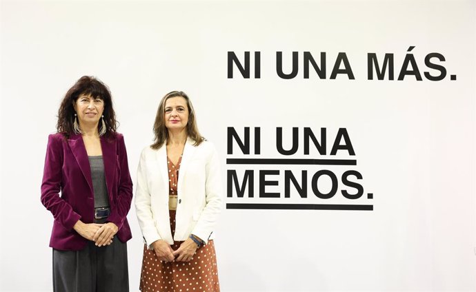 Archivo - La ministra de igualdad, Ana Redondo, y la delegada del Gobierno contra la Violencia de Género, Carmen Martínez Perza, presentan la campaña institucional con motivo del Día Internacional de la Eliminación de la Violencia contra las Mujeres, en e