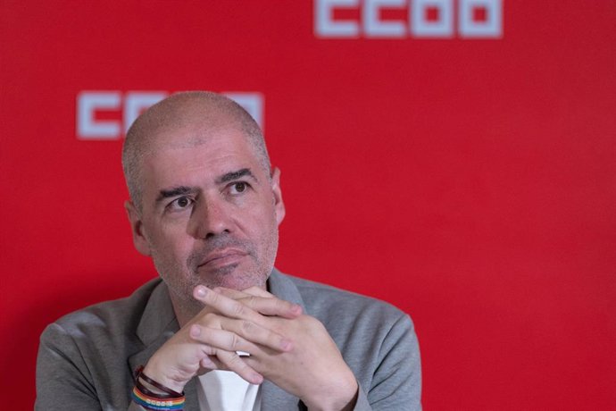 Archivo - El secretario general de CC.OO., Unai Sordo