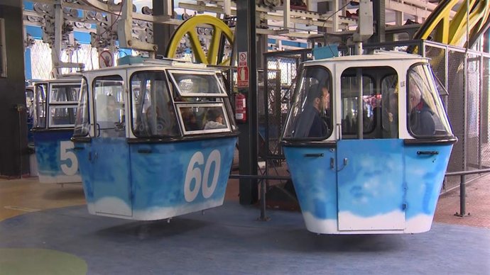 Archivo - La EMT ha abierto el Teleférico durante dos semanas completas en mayo coincidiendo con las festividades del 2 de mayo y San Isidro