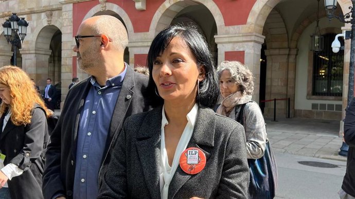 La secretaria general de CC.OO.Catalunya Belén López