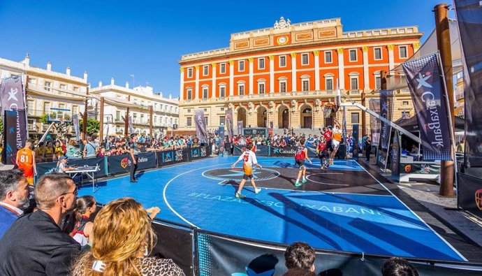 Uno de los encuentros de la pasada edición del Circuito 3x3