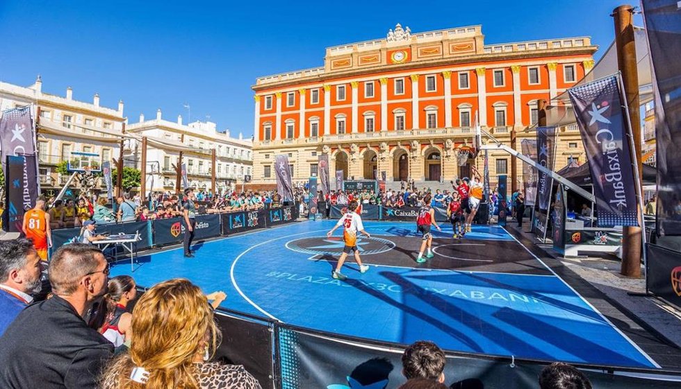 Uno de los encuentros de la pasada edición del Circuito 3x3