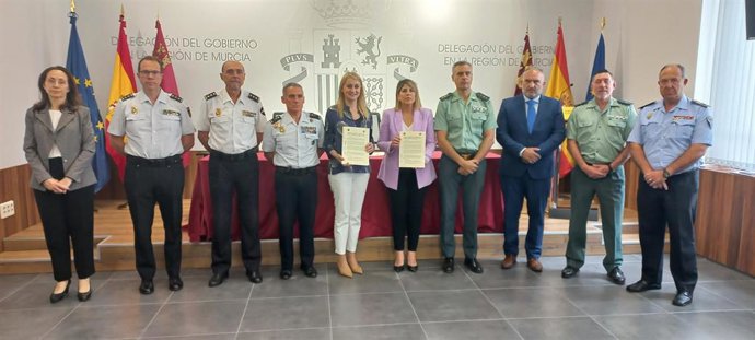 Acto de firma del protocolo de adhesión del Ayuntamiento de Cartagena al Sistema VioGén