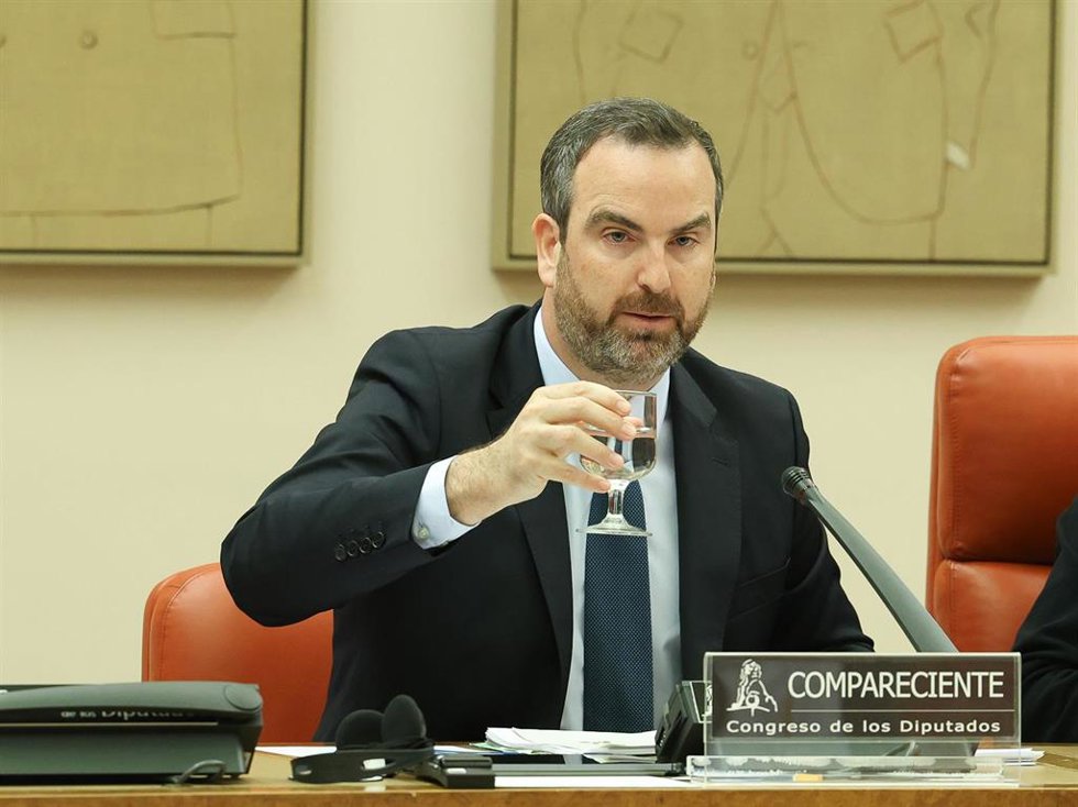 Archivo - El presidente del FROB, Álvaro López Barceló