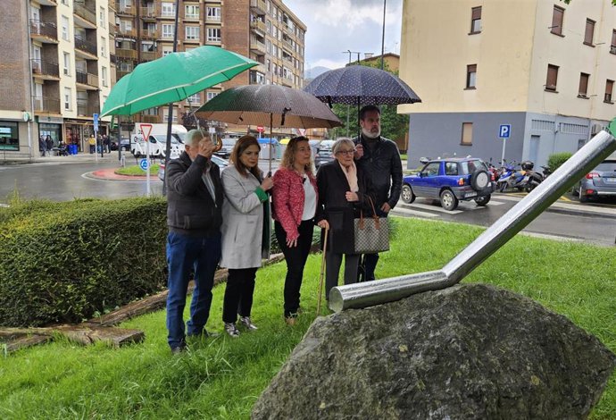 Homenaje en Andoain a José Luis López de Lacalle