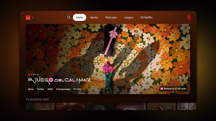 Redesenho da interface do aplicativo de TV