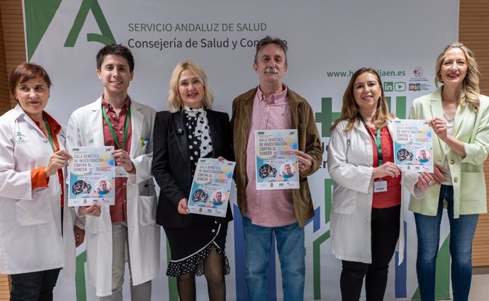 Presentación de la gala benéfica con la que se pretende recaudar fondos para la investigación contra el cáncer en el Hospital de Jaén