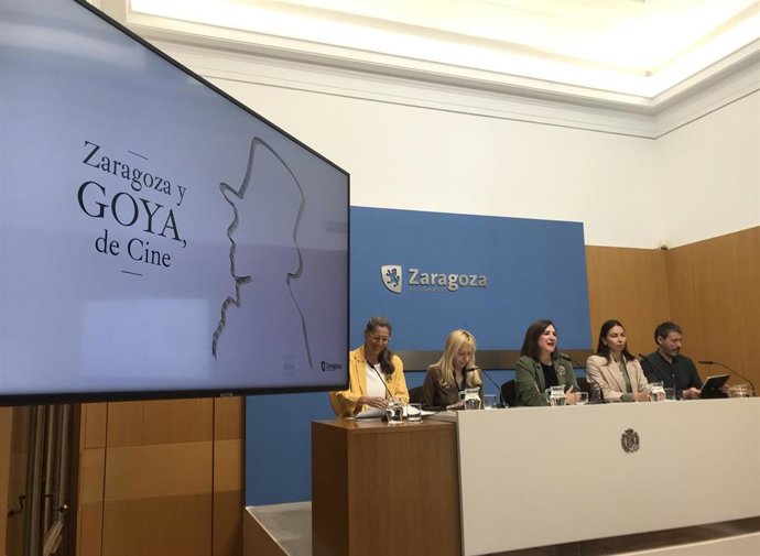 Presentación de la iniciativa cultural "Zaragoza y Goya, de cine"