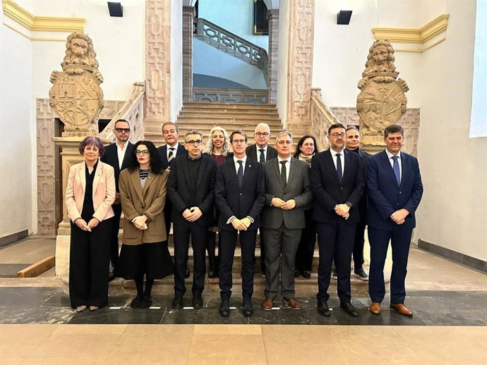 Consejeros de Cultura de las diferentes comunidades autónomas en la 37ª Conferencia Sectorial de Cultura.