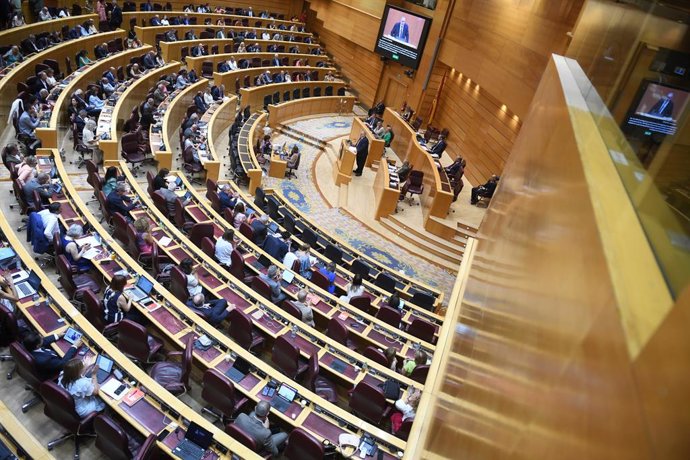 Archivo - Vista de una sesión plenaria, en el Senado, a 31 de julio de 2024, en Madrid (España). El Pleno del Senado ha aprobado hoy de manera definitiva la reforma judicial pactada por PP y PSOE, en el marco de su acuerdo para renovar el Consejo General 