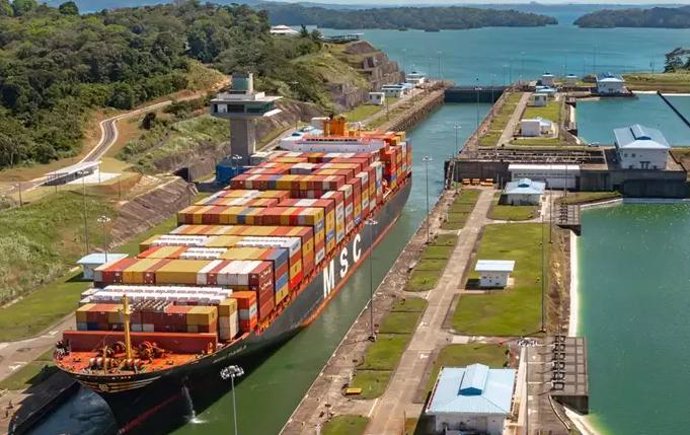 El Canal de Panamá en una imagen de archivo