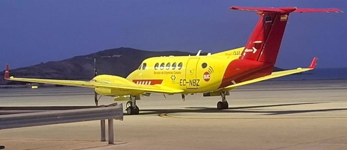 Sanidad requiere a la empresa prestataria del avión medicalizado subsanar "incumplimientos" en su operatividad