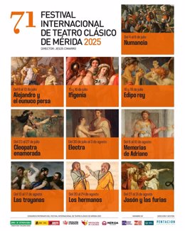 Cartel de la 71ª edición del Festival de Teatro de Mérida