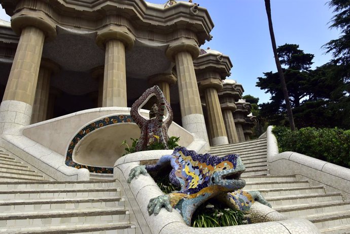 Archivo - Vista del Park Güell 