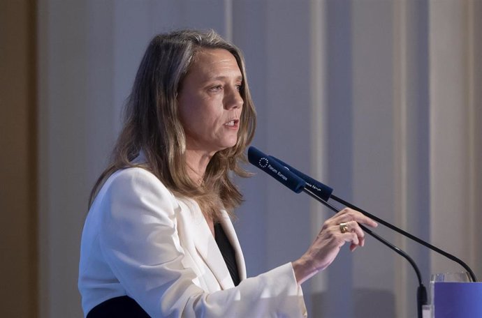 La presidenta de CEOE Valladolid y candidata a la Presidencia de Cepyme, Ángela de Miguel. 