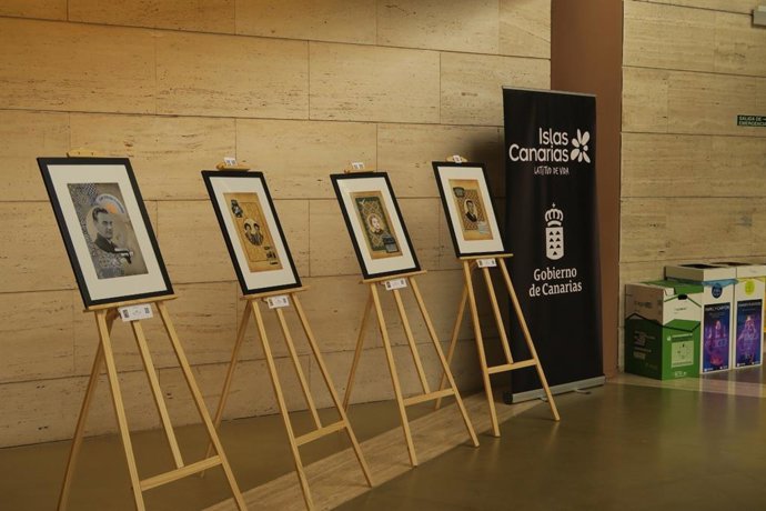 Exposición de 'El Niño Sombra' en la Facultad de Ciencias Sociales de la ULL