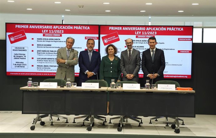 El Registro de la Propiedad, Mercantil y de Bienes Muebles en formato electrónico recibió un total de 4.781.339 documentos durante el año pasado, según el Colegio de Registradores.