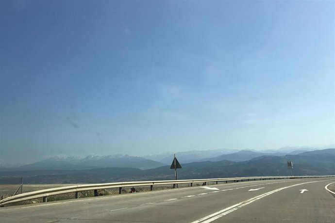 Alto del puerto de Monrepós (Huesca)