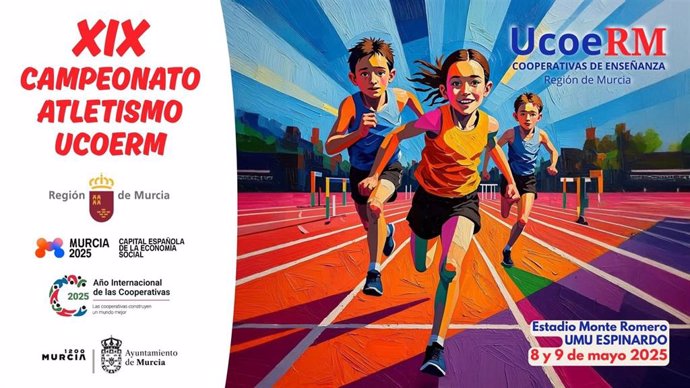 Cartel del XIX Campeonato de Atletismo de Ucoerm