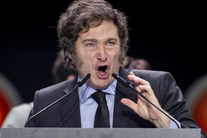 Archivo - ) El presidente de Argentina, Javier Milei